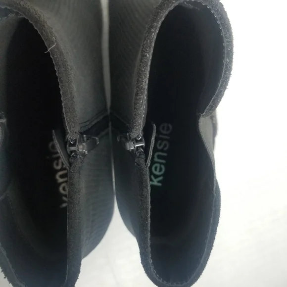 KENSIE GRAY HEELED ANKLE BOOT SIZE 7.5 - Picture 2 of 16